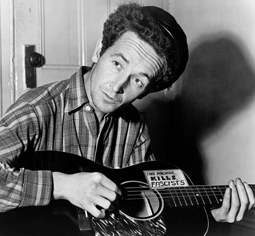 Woody Guthrie Famous People with Huntington’s Disease