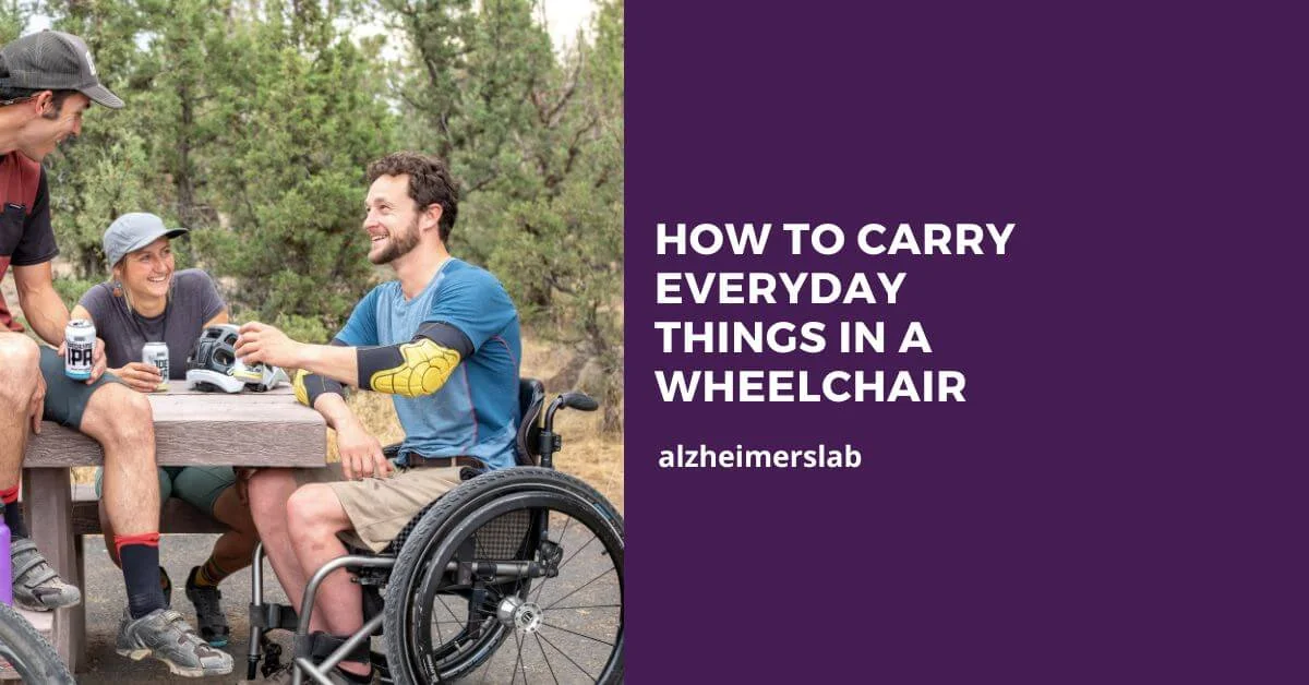How to Carry Everyday Things in a Wheelchair