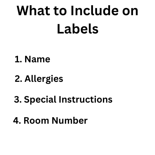 What to Include on Labels