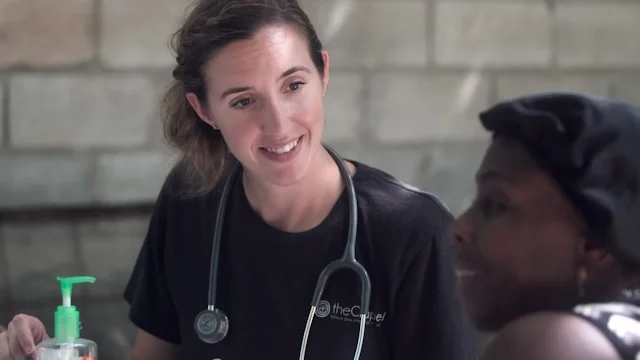 nurse in black short